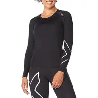 2XU Compressietrui met lange mouwen voor dames Core | Maat XS