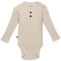 Frogs and Dogs - Follow Your Heart Baby Romper | Silver Gray - Katoen - Maat 86