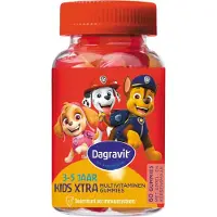Dagravit Multivitamine Gummie Paw Patrol - 4 x 60 gummies - Voordeelverpakking