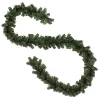 Kadax Kerstslinger, decoratieve slinger voor trappen en open haard, 195 cm lange dennenslinger, kunstmatige grenen slinger van pvc-folie, kerstdecoratie (Rudolph)