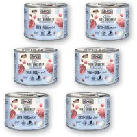 Mac'S Kittenvoer Natvoer Blik 98,9% Kalf & Kippenhartjes 6 x 200g