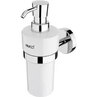 Nimco Unix - Zeepdispenser met houder wandmontage, wit/chroom UN 13031KN-26