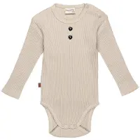 Frogs and Dogs - Follow Your Heart Baby Romper | Silver Gray - Katoen - Maat 74