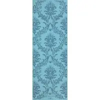 Gaiam - 4 mm Classic Printed Yoga Mat - Yogamat 61 x 173 x 0,4 cm, turkoois