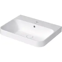 Duravit Happy D.2 Plus - Inbouwwastafel, 60x46 cm, met overloop, met kraangat, wit 2360600000