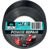 Bison Power Repair Zwart | Rol | 50 m - 6311865