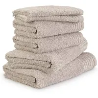 Möve Handdoekenset 6-delig - 100% katoen - zacht, absorberend & huidvriendelijk - badkamer set - gemaakt in Duitsland - New Classic 6-delig