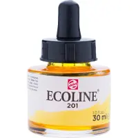 Taidepiste Ecoline inkt - 30 ml - lichtgeel 201