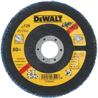 Dewalt Accessoires Lamellen schuurschijf gebogen, Ø125mm, K80 - DT3267-QZ - 10 stuks - DT3267-QZ