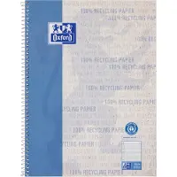 Oxford Schrijfblok A5+ Gelinieerd Spiraalbinding Geperforeerd 160 Pagina's 80 Vellen