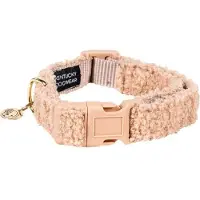 Kentucky Dogwear - Hondenhalsband - Teddy Fleece - Beige - Verstelbaar - L (42-68 cm) - Hondenriem