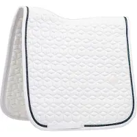 Kentucky Horsewear Horsewear - Zadeldoek glitter rope dressage wit/zwart