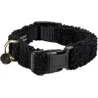 Kentucky Dogwear - Hondenhalsband - Teddy Fleece - Noir - Verstelbaar - L (42-68 cm) - Hondenriem