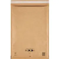 Mail lite Gevoerde enveloppen J/6 Goud Zonder venster Kleefstrip 100 Stuks
