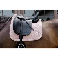 Kentucky Horsewear Horsewear - Zadeldoek onion quilt 3D logo dressuur oudroze