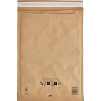 Mail lite Gevoerde enveloppen G/4 Goud Zonder venster Kleefstrip 100 Stuks