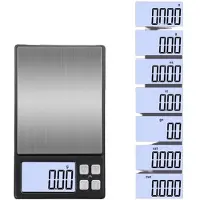 INF Digitale weegschaal, juweliersweegschaal, precisieweegschaal, gouden schaal 500g/0,1g