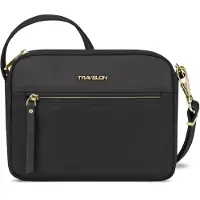 Travelon Addison Small Crossbody - Compacte Anti-diefstal & RFID Schoudertas - Zwart