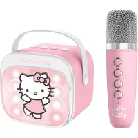 OTL TECHNOLOGIES - Light Up Wireless Karaoke Speaker W/ Microphone - Hello Kitty