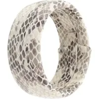 Behave – Armband – Beige – Slangenprint – Breed – Opvallend – Statement
