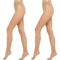Giulia - Infinity klassieke 40den (Multipack) panty - Naturel - S