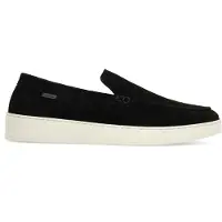 Manfield Zwarte suède loafers | Maat 43