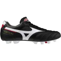 Mizuno Morelia II Pro Gras / Kunstgras Voetbalschoenen (MG) Zwart Wit Rood