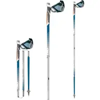 TSL Outdoor - Trail / running stokken - Trail A4 Cork Azur Sht voor Unisex van Aluminium - Maat 110 cm - Blauw