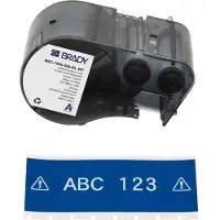 Brady M5C-1500-595-BL-WT tape vinyl wit op blauw 38,1 mm x 7,62 m (origineel)