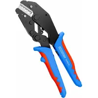 Weicon TOOLS Krimptang ERGO, voor het krimpen van MC4-connectoren/geïsoleerde adereindhulzen/geïsoleerde kabelschoenen