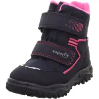 Superfit Snowboots 'HUSKY' navy / zilvergrijs / fuchsia