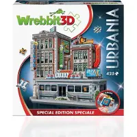 Wrebbit 3D Puzzel - Urbania Retropolis 1950’s Diner (425 stukjes)