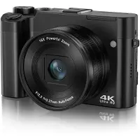 INF 4K Dual Lens Camera met Touchscreen en 32GB Geheugenkaart