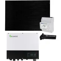 Growatt 3kWp Glas Glas PV-systeem Met SPH3000