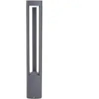 LUCANDE LED tuinpadverlichting - tuinlamp Pirron, zwart, Aluminium, Modern, LED buitenlamp