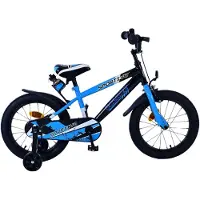 Volare Sportivo Kinderfiets - Jongens - 16 inch - Blauw Zwart