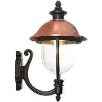 LINDBY Wandlamp buiten Clint, dimbaar, koper, Aluminium, Vintage, Wandlamp buiten