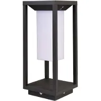 Deko-light 733049 Stehleuchte, Samas Solar 340 Staande lamp op zonne-energie met bewegingsmelder LED LED vast ingebouwd 2.2 W Donkergrijs