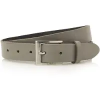 Timbelt Leren Riem 3 cm Grijs