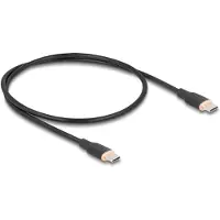 DeLOCK USB 2.0 Cable USB Type-C male to male PD 3.0 60 W 0.5 m black Silicone