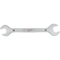 Milwaukee Dubbelzijdige Platte Sleutel 25x28mm - Chroom-Vanadium Staal