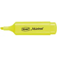 Tom Mistral Pastel Markeerstift Geel (10 stuks)