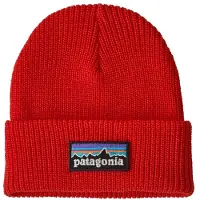 Patagonia - Kid's Logo Beanie - Muts One Size, rood