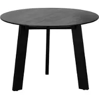 Lewis & Loft Eettafel Lien - FSC-gecertificeerd mangohout - Rond - ø105 cm - Zwart