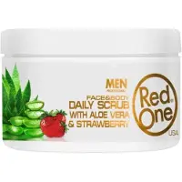 Red One - Face and Body Scrub - Aloe Vera - Strawberry - gezicht en Lichaam Scrub - Aardbei