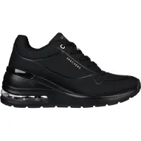 SKECHERS MILLION AIR - ELEVATED AIR Dames Sneakers - Zwart