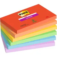Post-It super sticky Playful 76 x 127 mm (6 stuks)