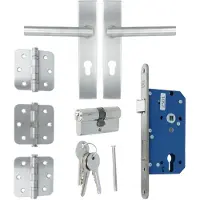 ODShop complete set voor poortdeuren PC72 rvs