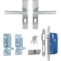 ODShop complete set voor poortdeuren luxe PC72 rvs
