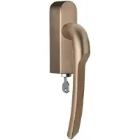 Formani Rivio by Gensler GL102-DKLOCK-O draaikiepgarnituur afsluitbaar linksdraaiend - PVD licht brons